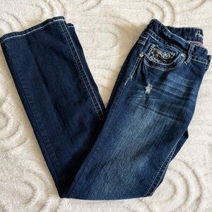 Amethyst Jeans Dark Blue Boot Cut